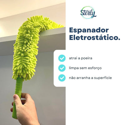 Espanador Eletrostático de Haste Flexível - Sterily
